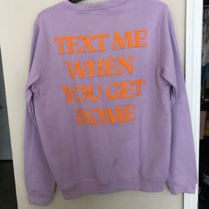 Lonely Ghost Text Me When You Get Home Hoodie